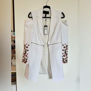 NWT BCBGMAXAZRIA white blazer